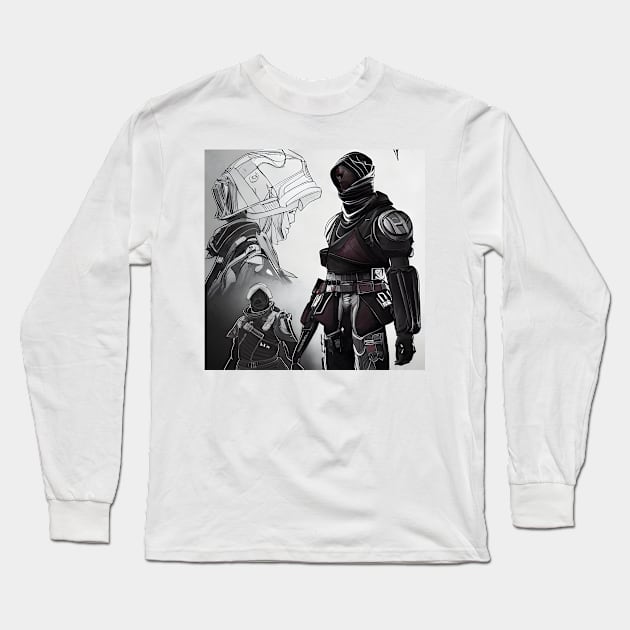 Destiny - Guardian Concepts Long Sleeve T-Shirt by AfroMatic